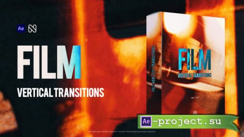 Videohive - Vertical Film Transitions - TikTok, Reels, Shorts, Stories - 58642203 - Project for After Effects