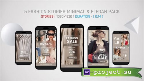 Videohive - Fashion Stories | Minimal And Elegant Promo Pack - 58624216 - Project for After Effects