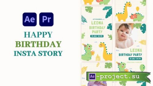 Videohive - Birthday Party Instagram Story - 58622799 - Project for After Effects