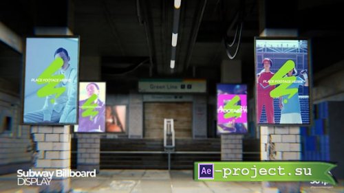 Videohive - Subway Billboard Promotion Mockup - 58596958 - Project for After Effects