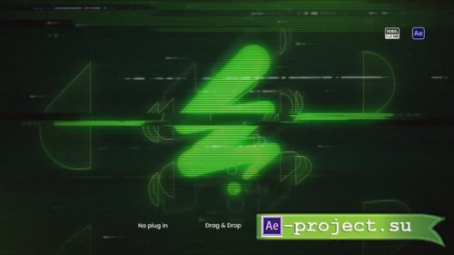 Videohive - Retro VHS Logo Reveal - 58604617 - Project for After Effects