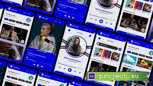 Videohive - Podcast Apps Media - 58606063 - Project for After Effects