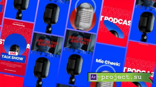 Videohive - Podcast Talkshow Reel Story - 58559681 - Project for After Effects