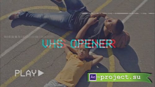 Videohive - Glitch Opener VHS - 58606162 - Project for After Effects