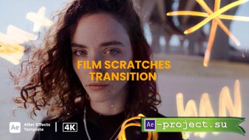 Videohive - Film Scratches Transition - 58605678 - Project for After Effects