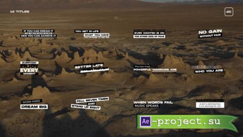 Videohive - Titles - 58594471 - Project for After Effects