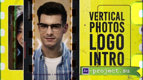 Videohive - Vertical Photos Intro I Dynamic Opener - 58618121 - Project for After Effects
