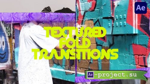 Videohive - Textured Fold Transitions - 58608580 - Project for After Effects