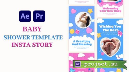 Videohive - Baby Shower Template - 58622815 - Project for After Effects