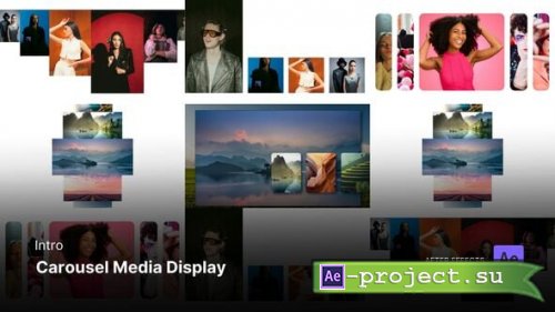 Videohive - Intro - Carousel Media Display After Effects Template - 58591925 - Project for After Effects
