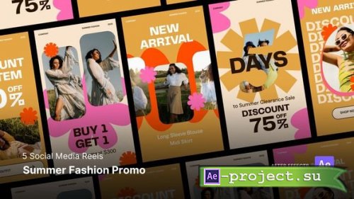 Videohive - Reels - Summer Fashion Promo After Effect Project Files - 58592244 - Project for After Effects