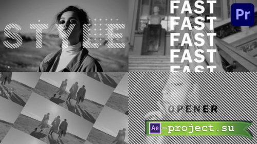 Videohive - Stylish Opener for Premiere Pro - 58621069 (Music is included in the project)