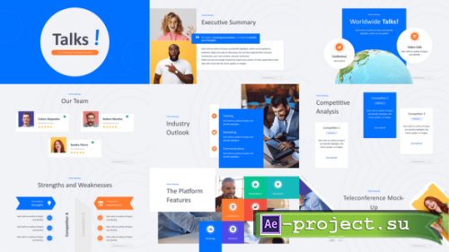 Videohive - Talks Zoom Video Display After Effect Template - 58574980 - Project for After Effects