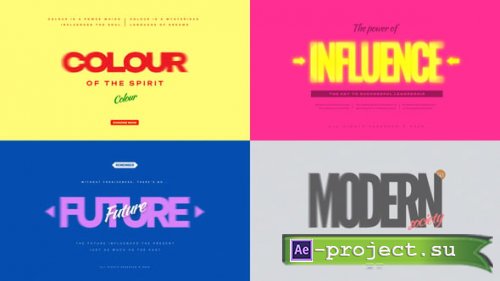 Videohive - Colourful Titles - 58646171 - Project for After Effects