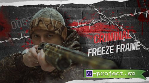 Videohive - Criminal Freeze Frame - 58624379 - Project for After Effects