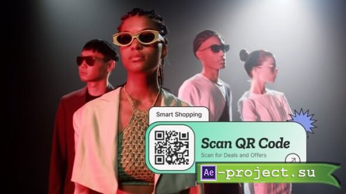 Videohive - Modern QR Code Titles - 58639573 - Project for After Effects