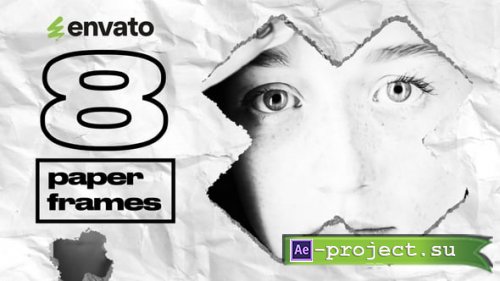 Videohive - 8 Paper Frames - 58642457 - Project for After Effects