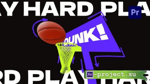 Videohive - Fastbreak Basketball 3D & Scribble Intro - 58656065 - Premiere Pro Templates