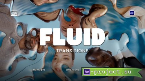 Videohive - Fluid Transitions - 58653154 - Project for After Effects