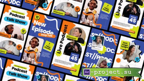 Videohive - Podcast Talkshow Reel Story After Effect - 58653742 - Project for After Effects