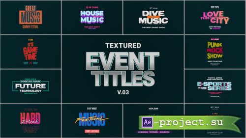 Videohive - Event Titles | MOGRT - 58655425 - Premiere Pro Templates