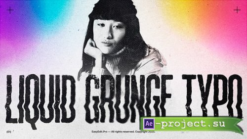 Videohive - Liquid Grunge Typography - 58595270 - Project for After Effects