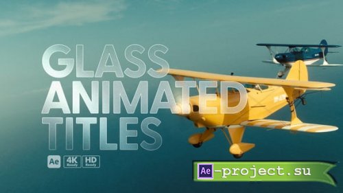 Videohive - Glass Animated Titles - 58689532 - Project for After Effects