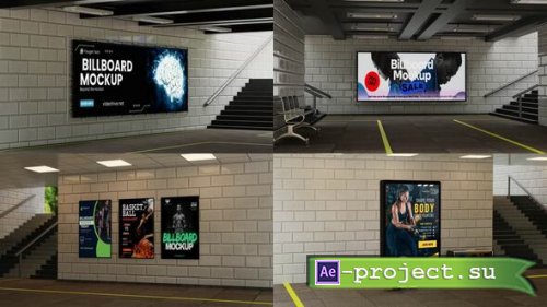 Videohive - Billboard Mockups - 58675126 - Project for After Effects