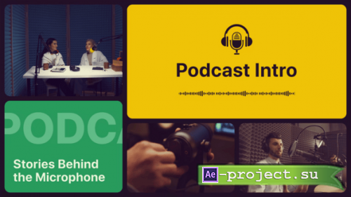 Videohive - Multiscreen Podcast Intro - 58639767 - Project for After Effects