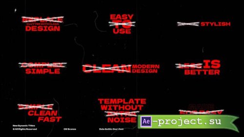 Videohive - New Dynamic Titles | After Effects - 58655854 - Project for After Effects