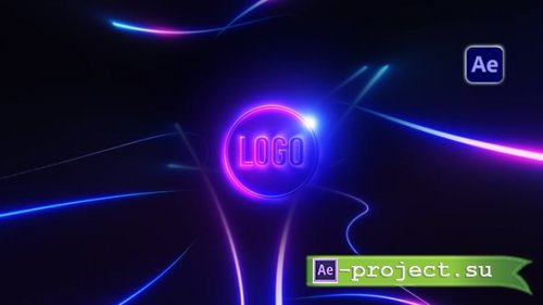 Videohive - Neon Lines Logo Reveal - 58655880 - Project for After Effects