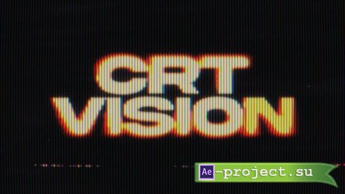 Videohive - CRT Typography - 58595101 - Project for After Effects