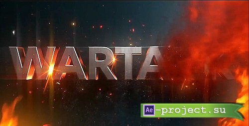 MA War Title Logo 3637285 - Project for After Effects
