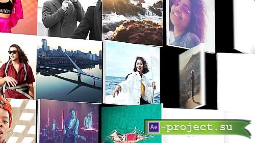 MA Mosaic Tiles Logo Reveal 1227025 - Project for After Effects