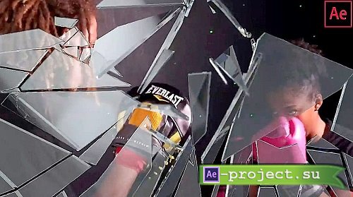MA Shattered Glass Transitions 3541468 - Project for After Effects