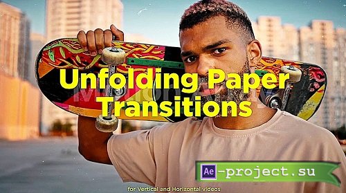 MA Unfolding Paper Transitions 3246173 - Project for After Effects
