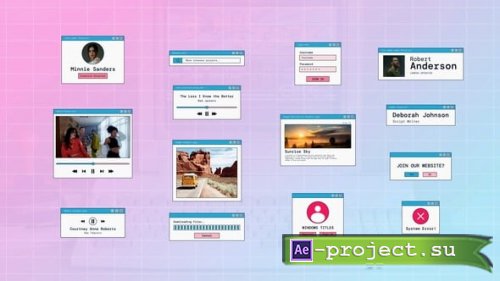 Videohive - Retro Windows Titles - 58675125 - Project for After Effects