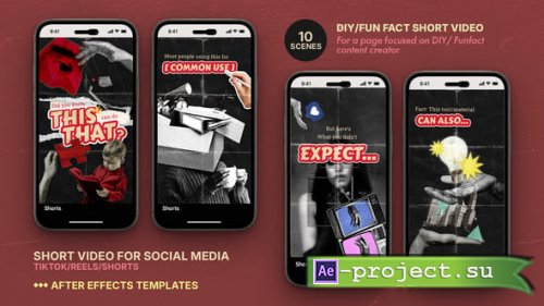 Videohive - Funfact & Did You Know - Vertical Video Template for TikTok, Reels & Shorts - 58671829 - Project for After Effects