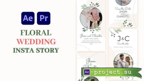 Videohive - Floral Wedding Instagram Stories - 58675767 - Project for After Effects