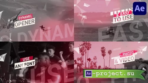 Videohive - Glitchy Dynamic Opener for After Effects - 58708052 - Project for After Effects
