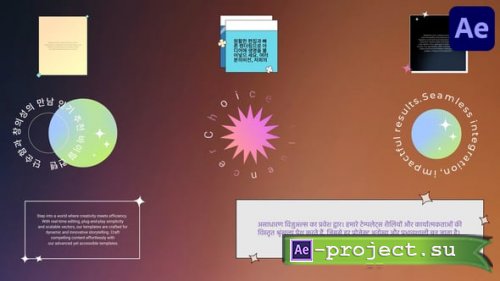 Videohive - Colorful Stylish Frame Titles for After Effects - 58670732 - Project for After Effects