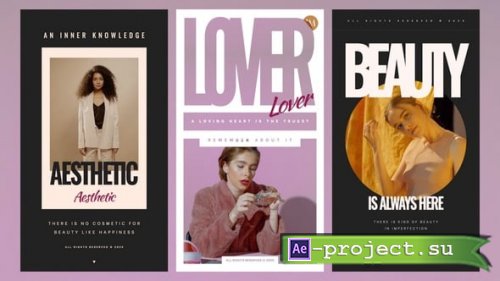 Videohive - Aesthetic Stories - 58694144 - Project for After Effects
