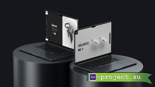 Videohive - Laptop Mockups - 4K UltraHD - 58676358 - Project for After Effects