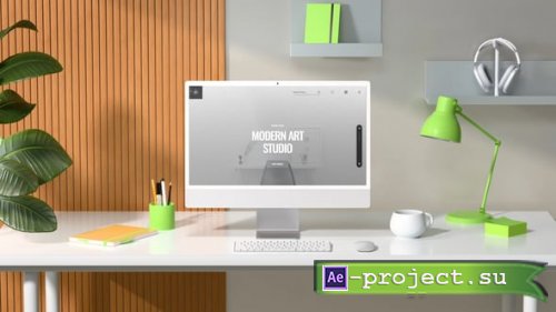 Videohive - Sweet Room - Animated 3D Desktop Mockups Website Presentation - 58680718