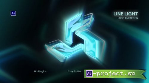 Videohive - Line Light Logo Animation - 58706049 - Project for After Effects