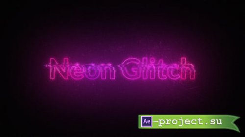 Videohive - Neon Glitch Titles - 58712837 - Project for After Effects