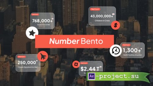 Videohive - Number Bento - 58712794 - Project for After Effects