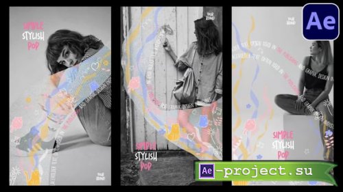 Videohive - Drawing Social Media Stories - 58714723 - Project for After Effects