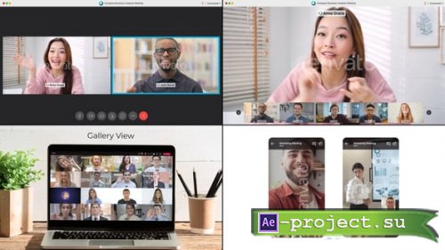 Videohive - Video Conference Creator Pack - Teams, Webex - 29330040 - Project for After Effects
