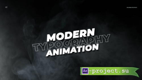 Videohive - Modern Typography Titles - 57993742 - Project for After Effects